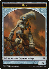 Myr // Bird (002) Double-Sided Token [Commander 2016 Tokens] | Good Games Cannington