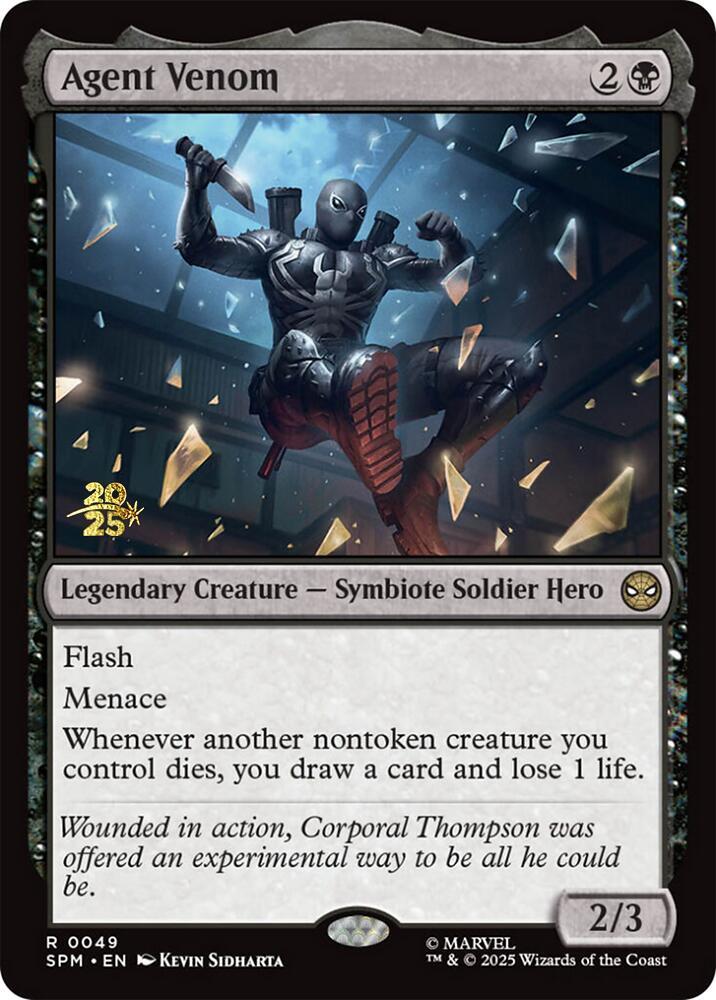 Agent Venom 49 (Prerelease Cards)  - PreRelease Foil | Good Games Cannington