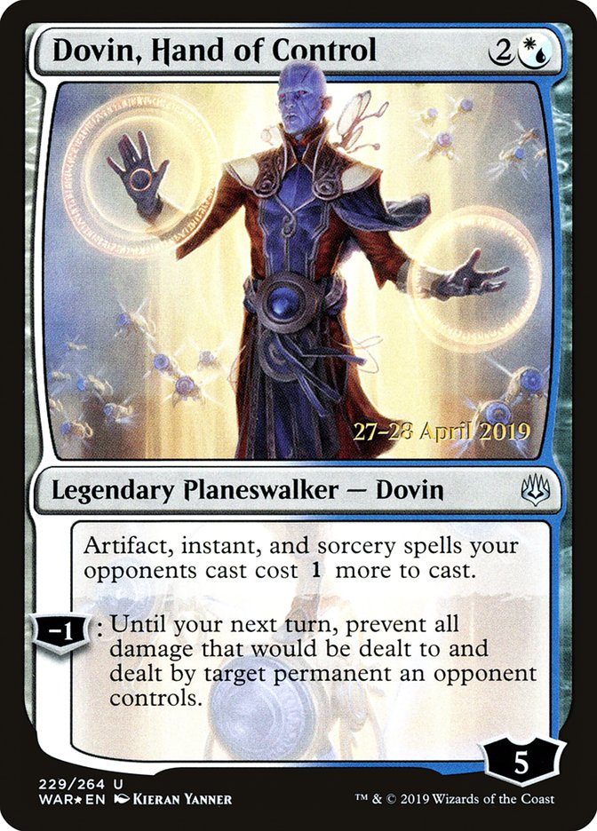 Dovin, Hand of Control [War of the Spark Prerelease Promos] | Good Games Cannington