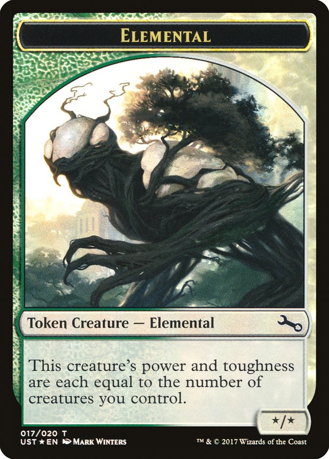 Elemental // Elemental Double-Sided Token (017/020) [Unstable Tokens] | Good Games Cannington