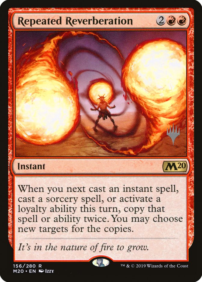 Repeated Reverberation (Promo Pack) [Core Set 2020 Promos] | Good Games Cannington