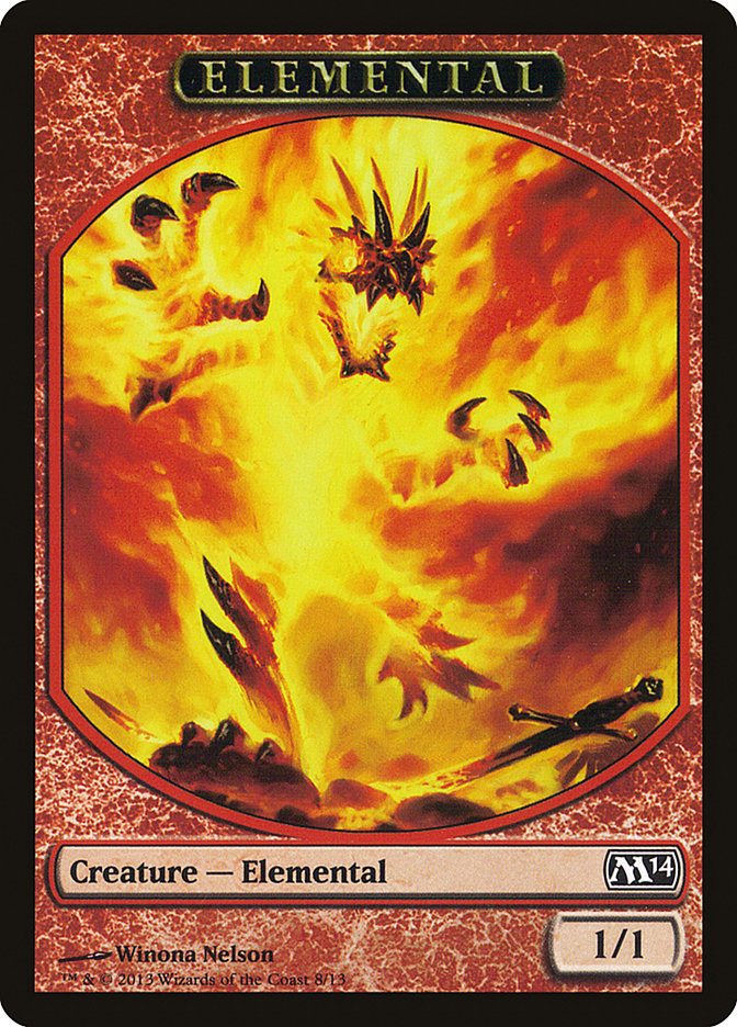 Elemental Token (8/13) [Magic 2014 Tokens] | Good Games Cannington