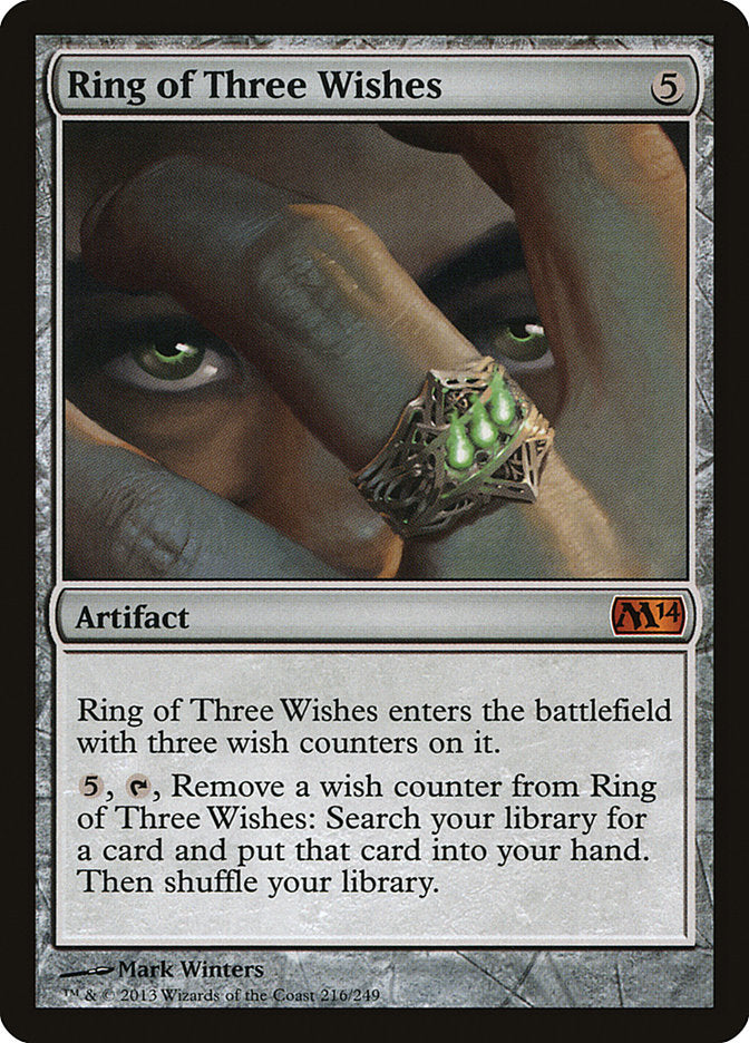 Ring of Three Wishes 216/249 (Magic 2014 (M14))  | Good Games Cannington
