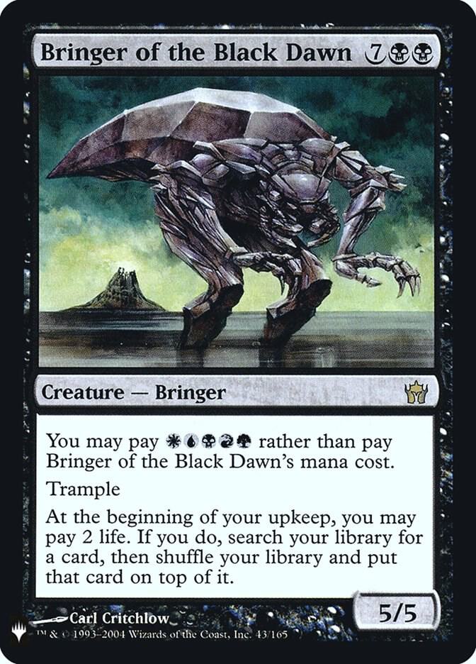 Bringer of the Black Dawn 43 (The List Reprints)  - Foil | Good Games Cannington
