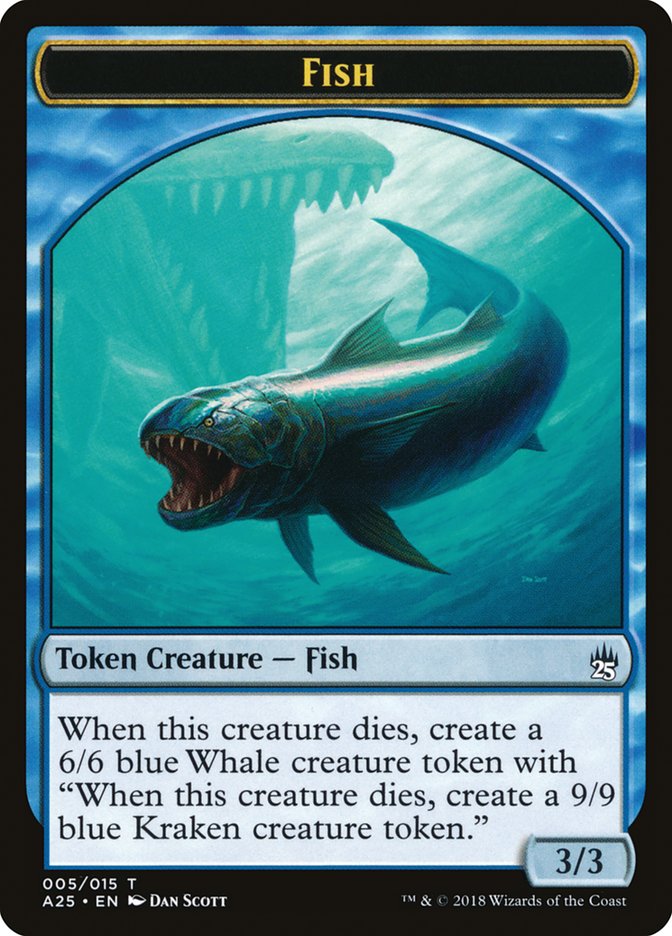 Fish Token [Masters 25 Tokens] | Good Games Cannington