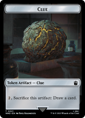 Copy // Clue (0021) Double-Sided Token [Doctor Who Tokens] | Good Games Cannington
