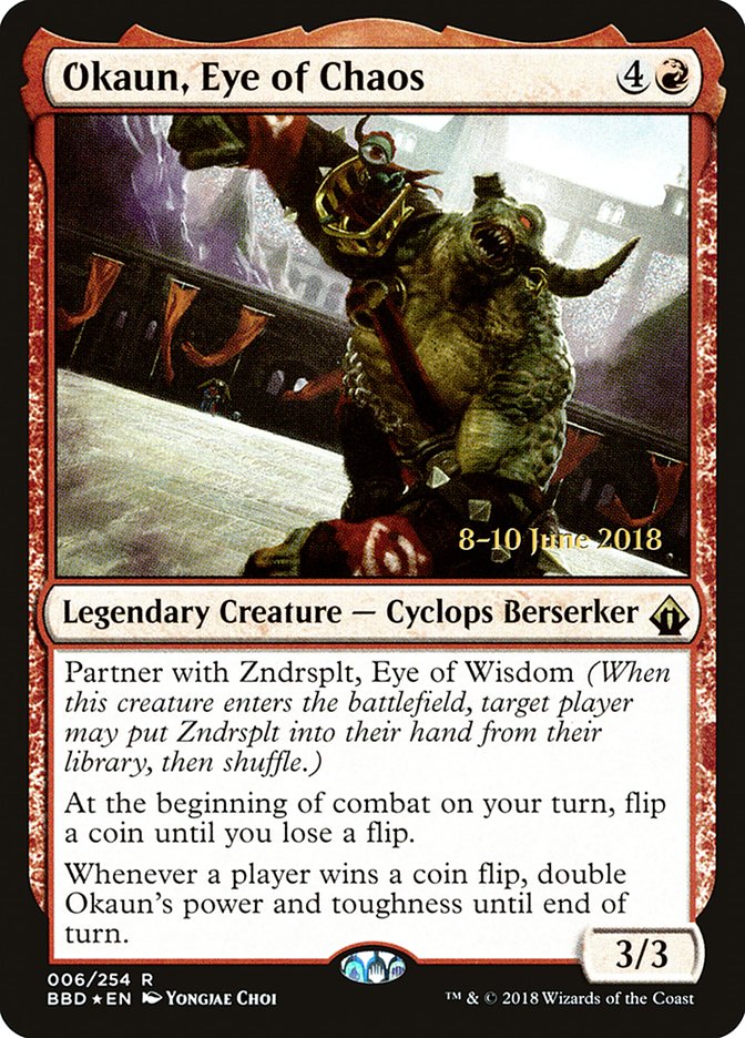 Okaun, Eye of Chaos [Battlebond Prerelease Promos] | Good Games Cannington