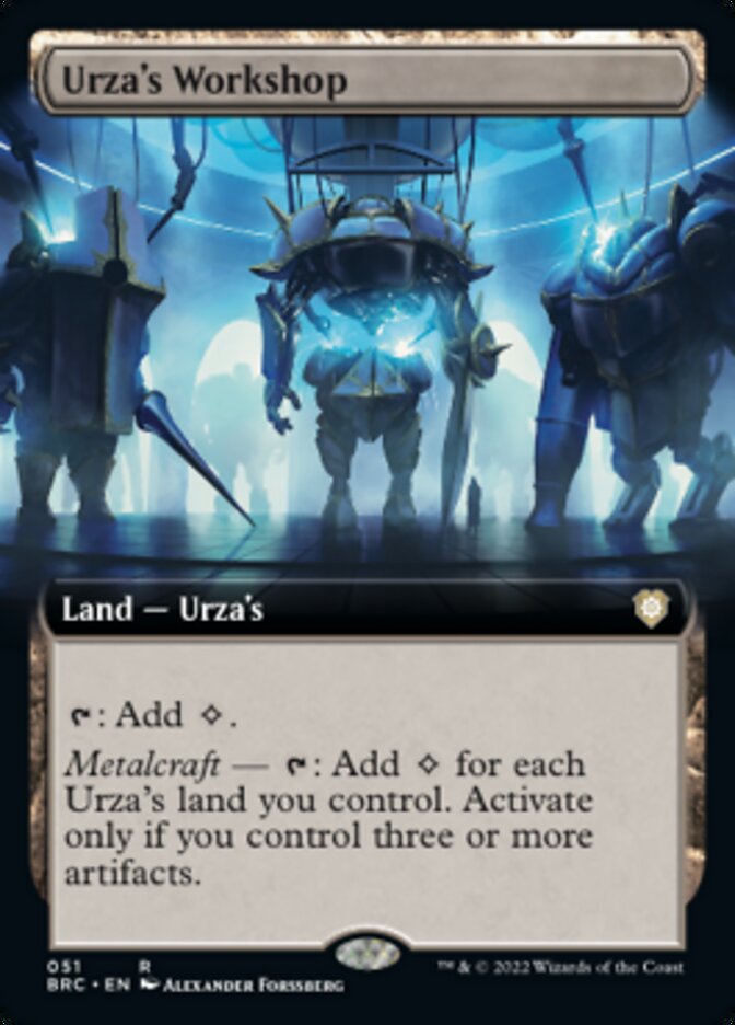 Urza's Workshop (Extended Art) [The Brothers' War Commander] | Good Games Cannington