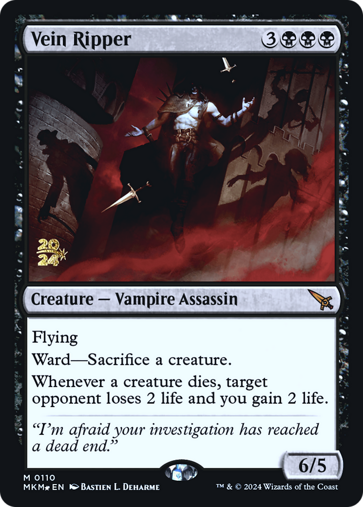 Vein Ripper [Murders at Karlov Manor Prerelease Promos] | Good Games Cannington