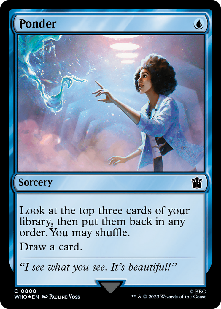 Ponder (Surge Foil) [Doctor Who] | Good Games Cannington