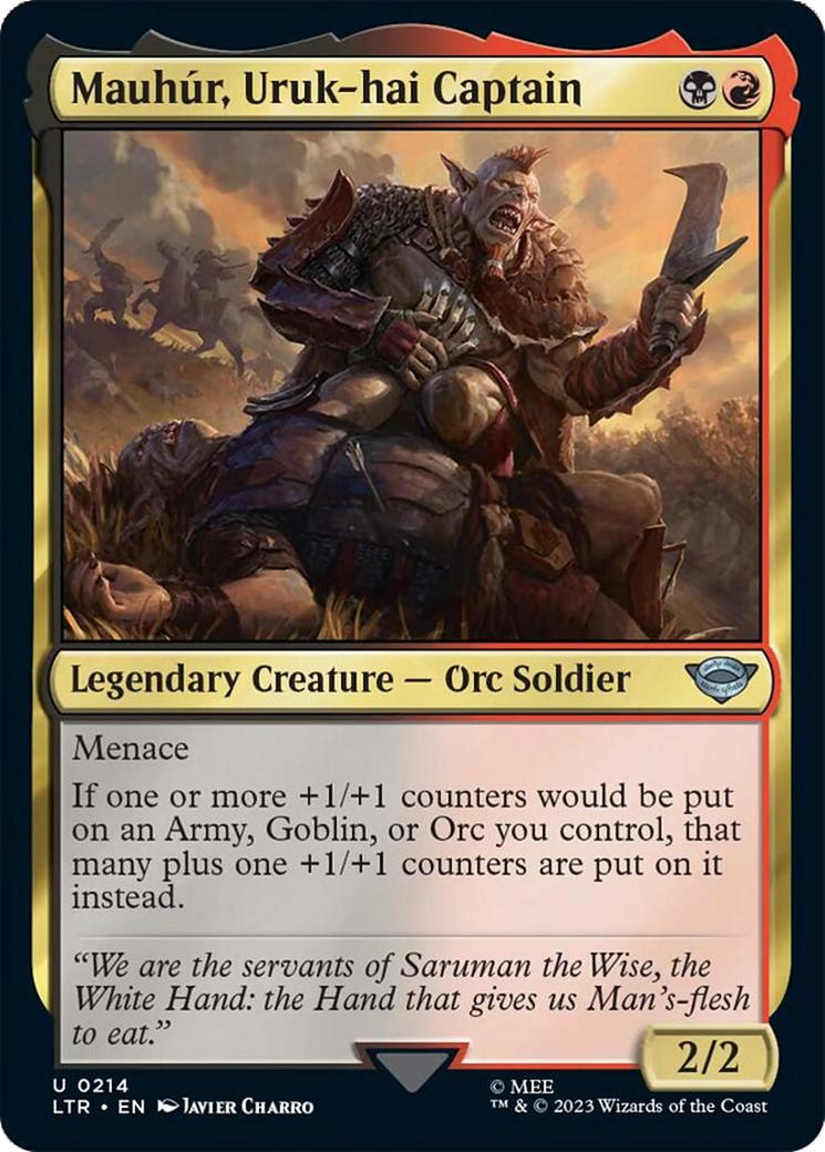 Mauhur, Uruk-hai Captain [The Lord of the Rings: Tales of Middle-Earth] | Good Games Cannington