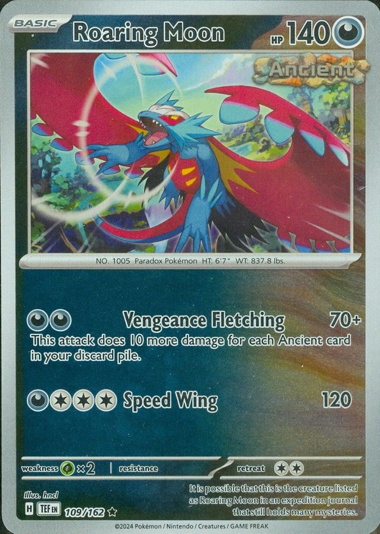 Roaring Moon (109/162) [Scarlet & Violet: Temporal Forces] | Good Games Cannington