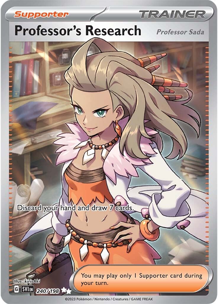 Professor's Research (240/198) [Scarlet & Violet: Base Set] | Good Games Cannington