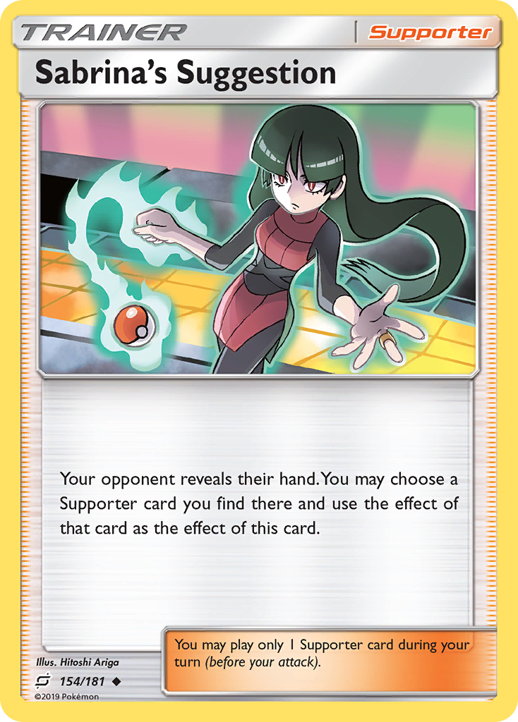 Sabrina's Suggestion (154/181) [Sun & Moon: Team Up] | Good Games Cannington