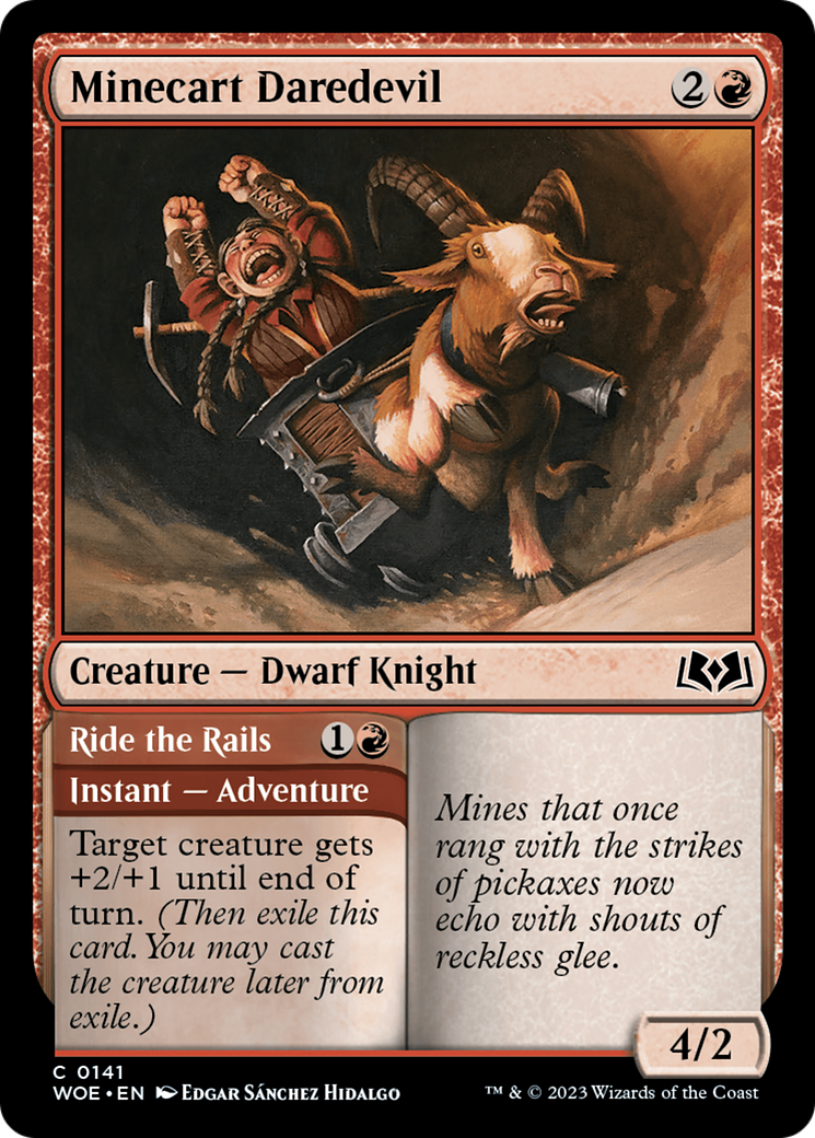 Minecart Daredevil // Ride the Rails [Wilds of Eldraine] | Good Games Cannington