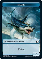 Pegasus // Shark Double-Sided Token [Challenger Decks 2021 Tokens] | Good Games Cannington