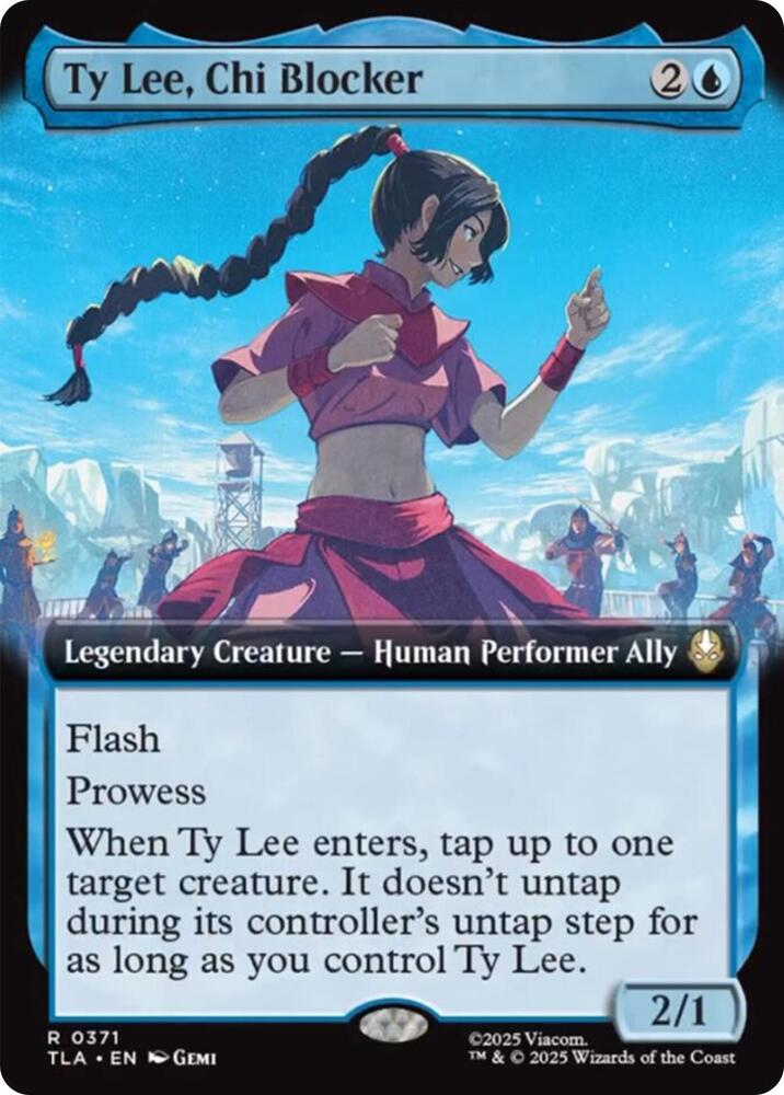 Ty Lee, Chi Blocker 371 (Avatar: The Last Airbender)  - Extended Art Foil | Good Games Cannington