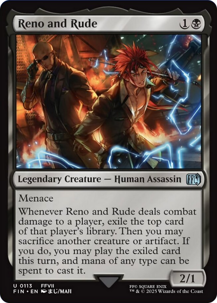 Reno and Rude [FINAL FANTASY] | Good Games Cannington