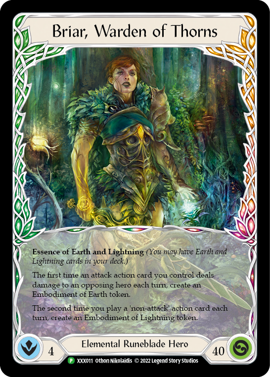 Briar // Briar, Warden of Thorns [XXX011/XXX012] (Promo) | Good Games Cannington