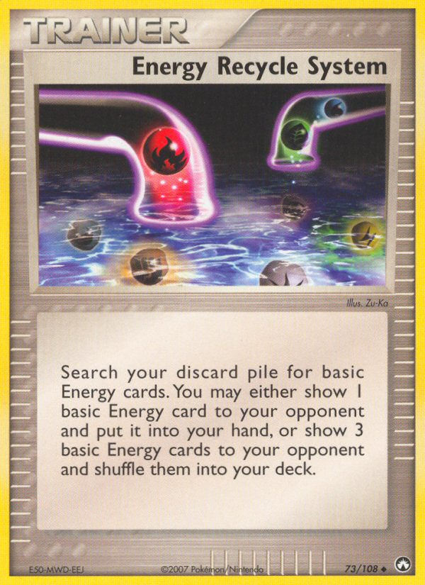 Energy Recycle System (73/108) [EX: Power Keepers] | Good Games Cannington