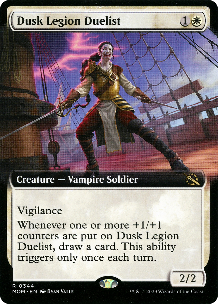 Dusk Legion Duelist (Extended Art) [March of the Machine] | Good Games Cannington