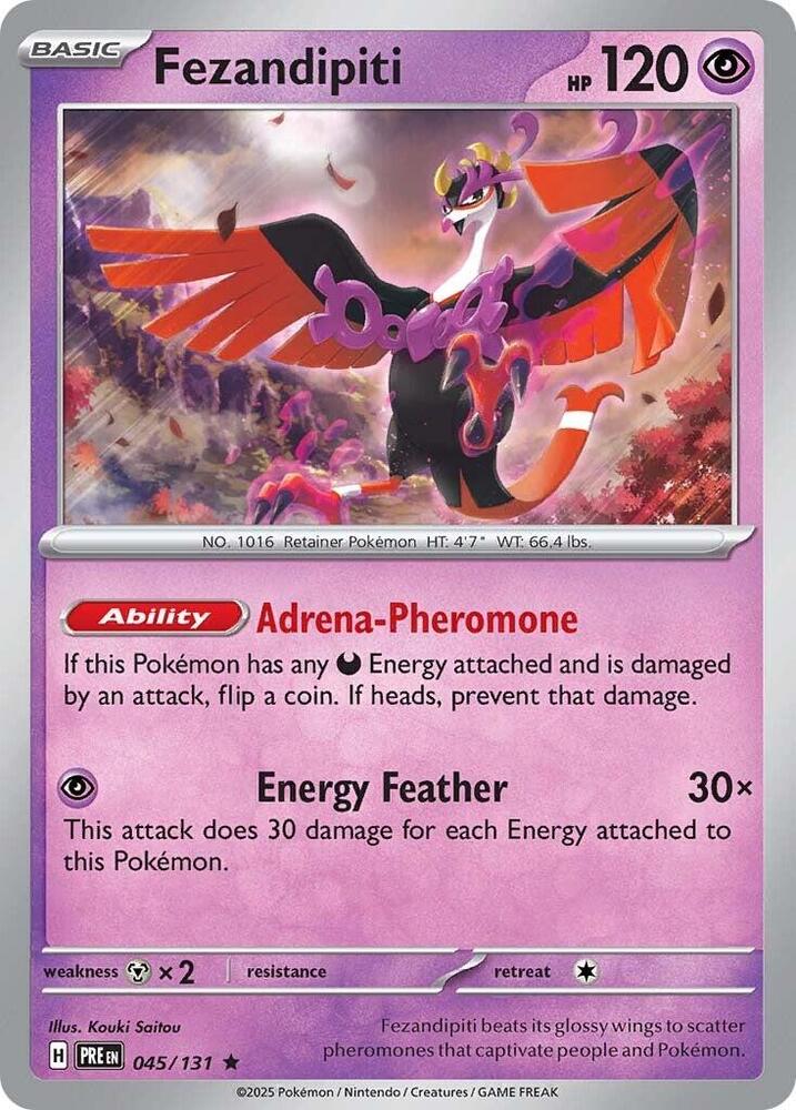 Fezandipiti (045/131) [Scarlet & Violet: Prismatic Evolutions] | Good Games Cannington