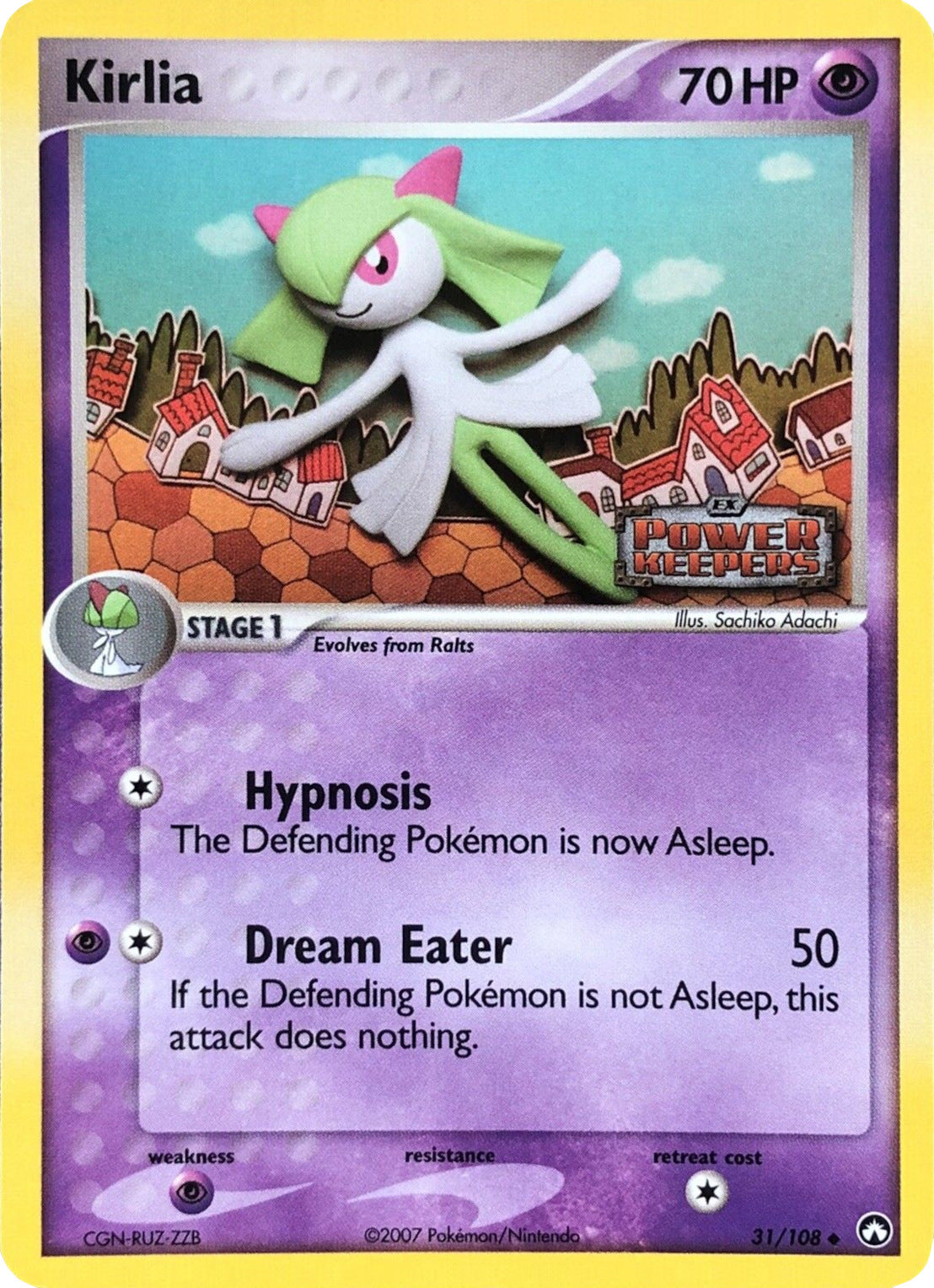 Kirlia (31/108) (Stamped) [EX: Power Keepers] | Good Games Cannington