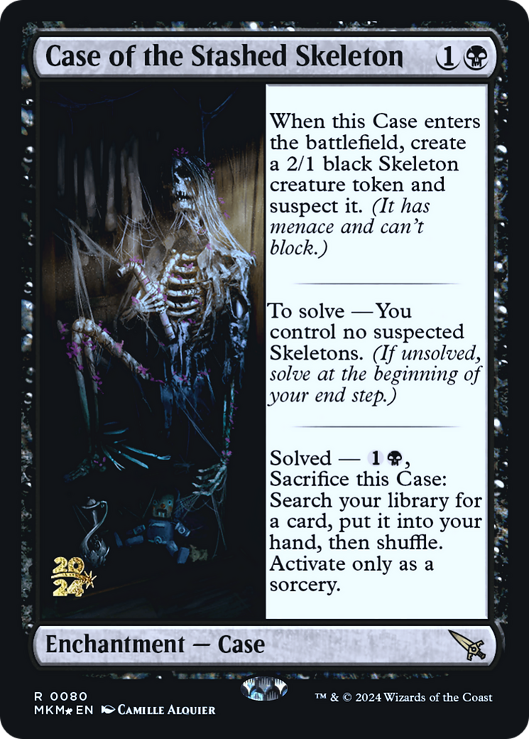 Case of the Stashed Skeleton [Murders at Karlov Manor Prerelease Promos] | Good Games Cannington