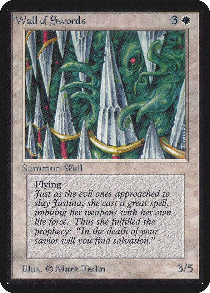 Wall of Swords [Alpha Edition] | Good Games Cannington