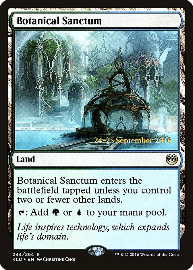 Botanical Sanctum [Kaladesh Prerelease Promos] | Good Games Cannington