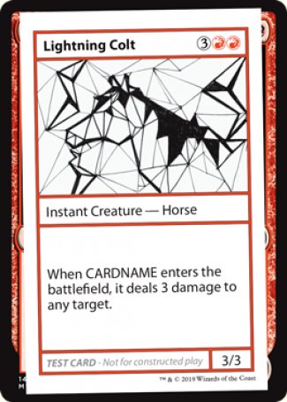 Lightning Colt (2021 Edition) [Mystery Booster Playtest Cards] | Good Games Cannington