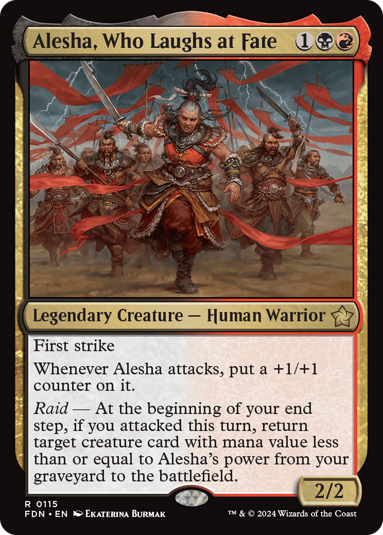 Alesha, Who Laughs at Fate [Foundations] | Good Games Cannington