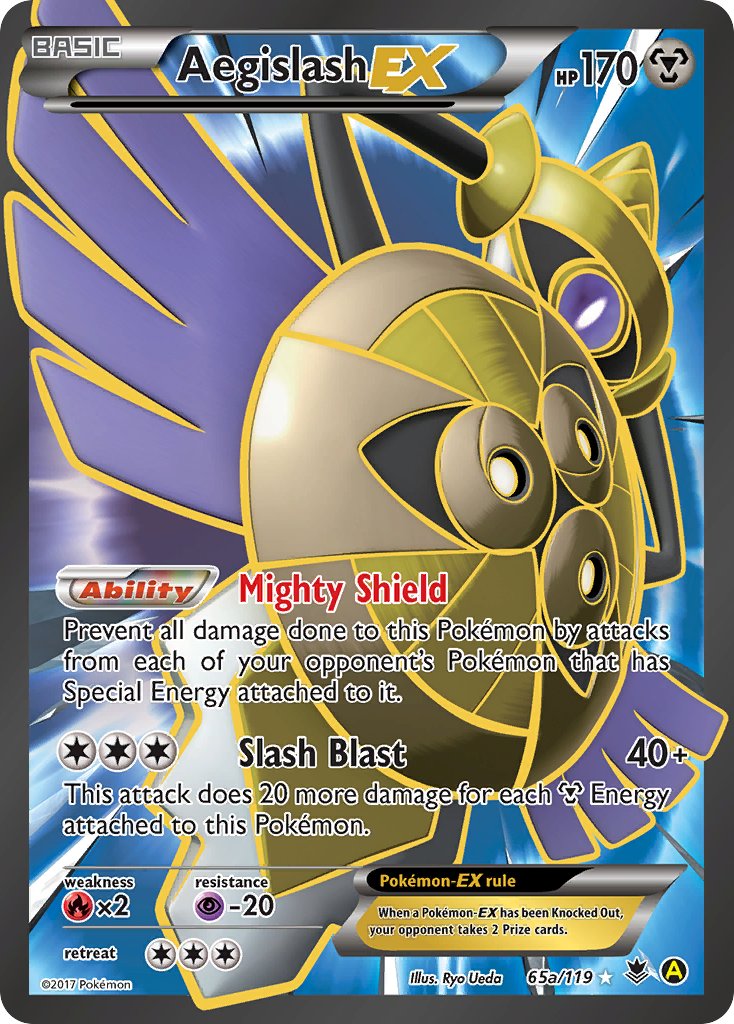 Aegislash EX (65a/119) [Alternate Art Promos] | Good Games Cannington