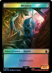 Alien Rhino // Mutant Double-Sided Token (Surge Foil) [Doctor Who Tokens] | Good Games Cannington