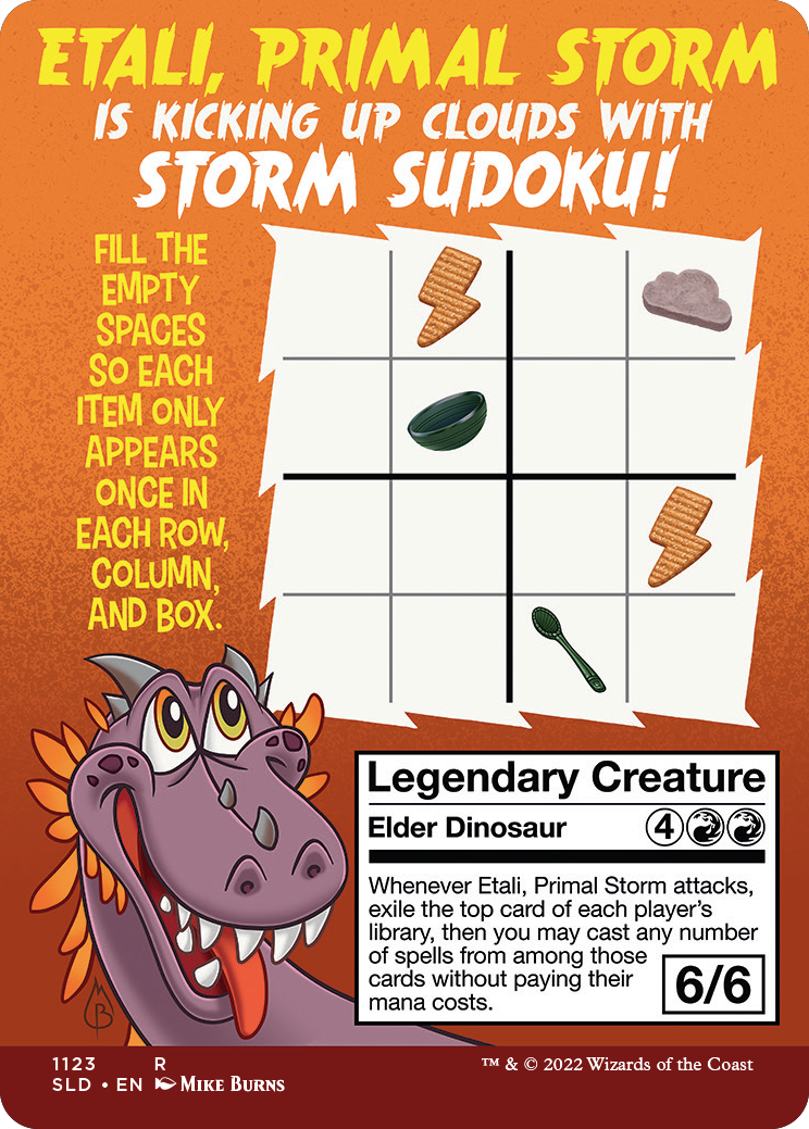 Etali, Primal Storm (Borderless) [Secret Lair Drop Series] | Good Games Cannington