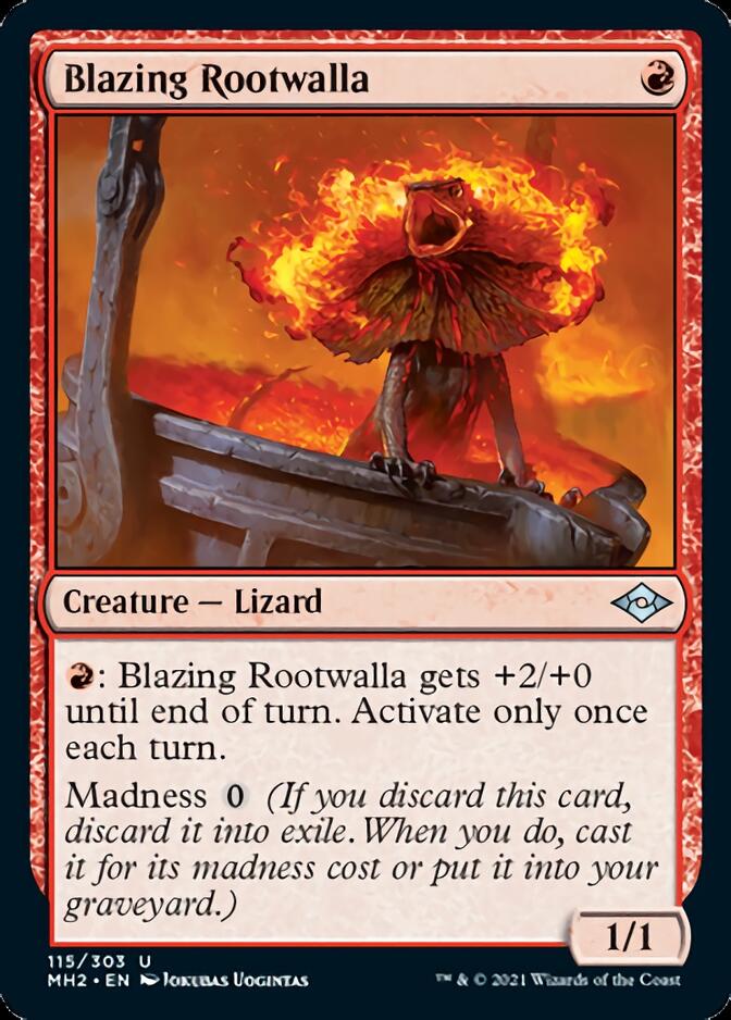 Blazing Rootwalla [Modern Horizons 2] | Good Games Cannington