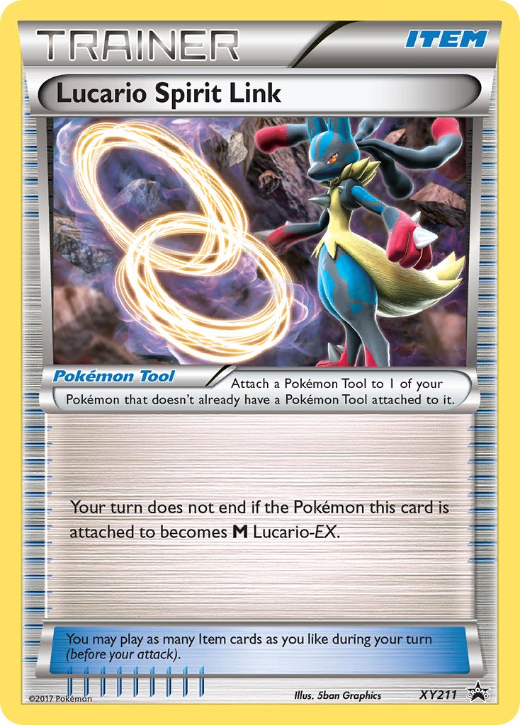 Lucario Spirit Link (XY211) [XY: Black Star Promos] | Good Games Cannington