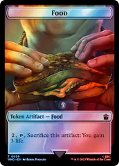 Alien // Food (0059) Double-Sided Token (Surge Foil) [Doctor Who Tokens] | Good Games Cannington