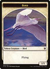 Bird (002) // Saproling (016) Double-Sided Token [Commander 2016 Tokens] | Good Games Cannington