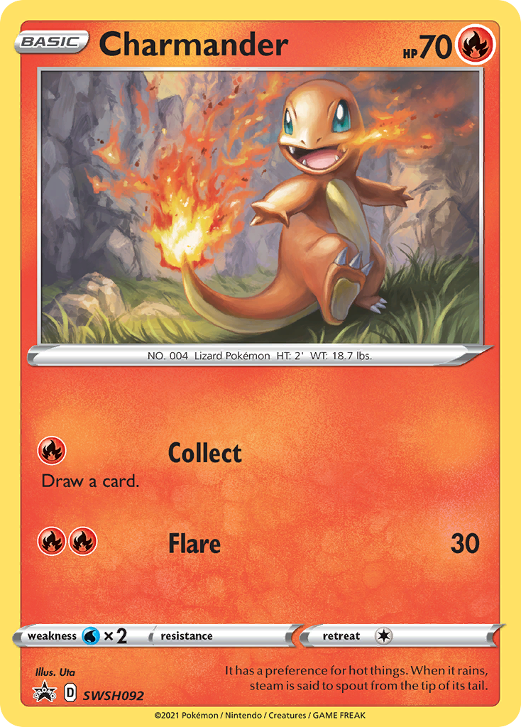 Charmander (SWSH092) [Sword & Shield: Black Star Promos] | Good Games Cannington