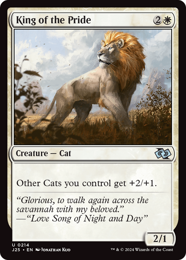 King of the Pride [Foundations Jumpstart] | Good Games Cannington
