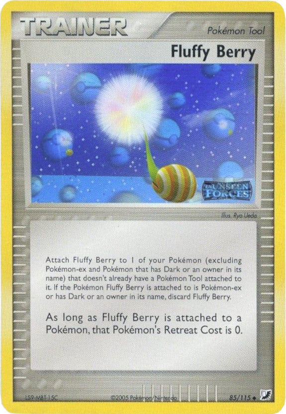 Fluffy Berry (85/115) (Stamped) [EX: Unseen Forces] | Good Games Cannington