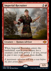 Imperial Recruiter (Foil Etched) [Modern Horizons 2] | Good Games Cannington
