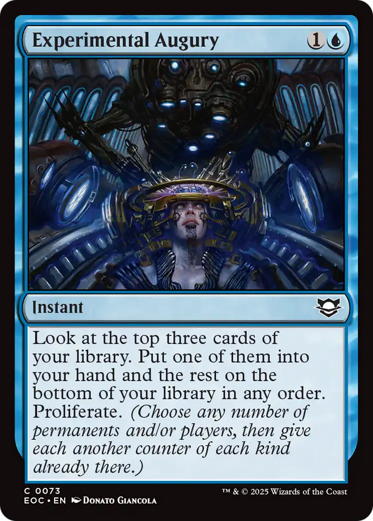 Experimental Augury [Edge of Eternities Commander] | Good Games Cannington