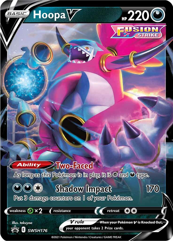 Hoopa V (SWSH176) (Jumbo Card) [Sword & Shield: Black Star Promos] | Good Games Cannington
