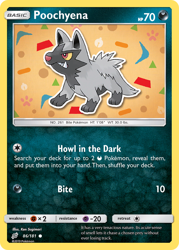 Poochyena (86/181) [Sun & Moon: Team Up] | Good Games Cannington