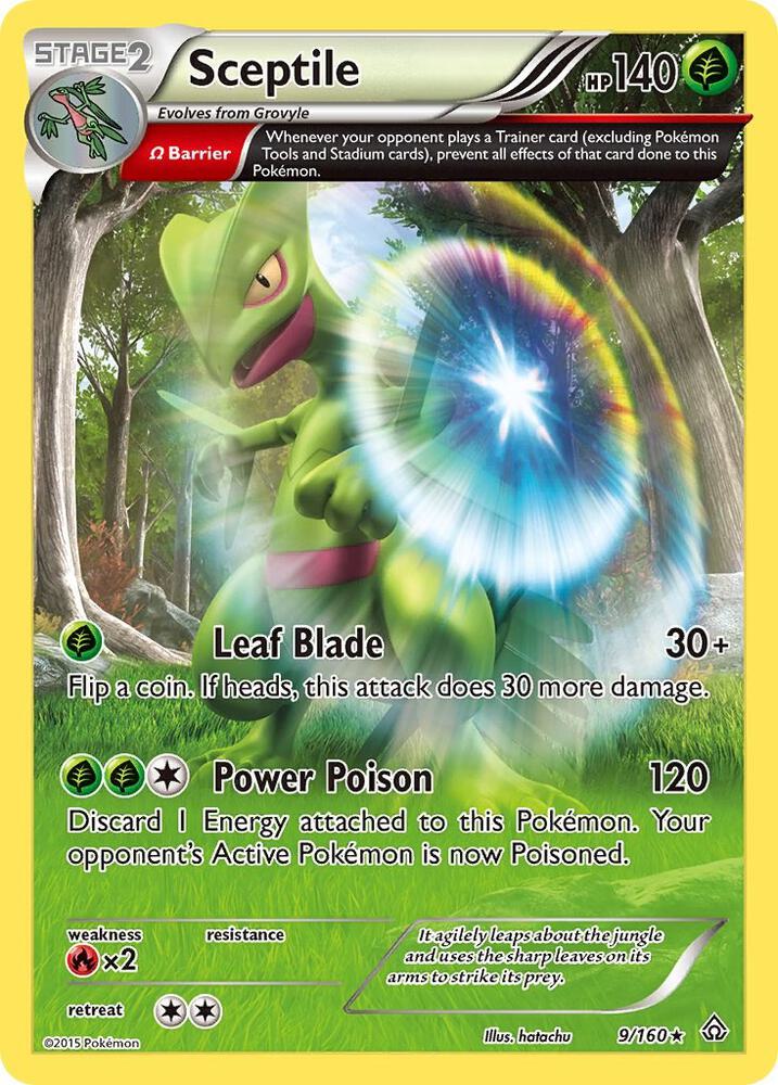 Sceptile 9/160 (XY - Primal Clash)  - Reverse Holofoil | Good Games Cannington