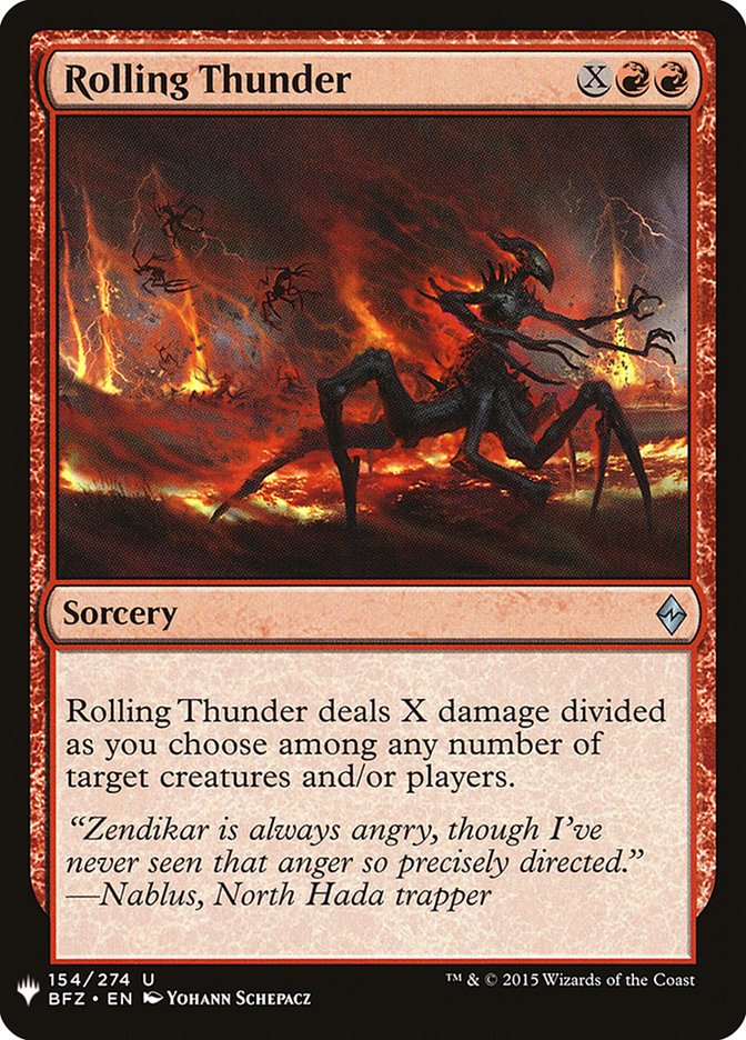 Rolling Thunder [Mystery Booster] | Good Games Cannington