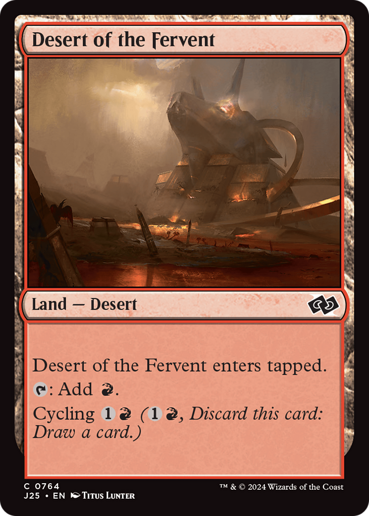 Desert of the Fervent [Foundations Jumpstart] | Good Games Cannington