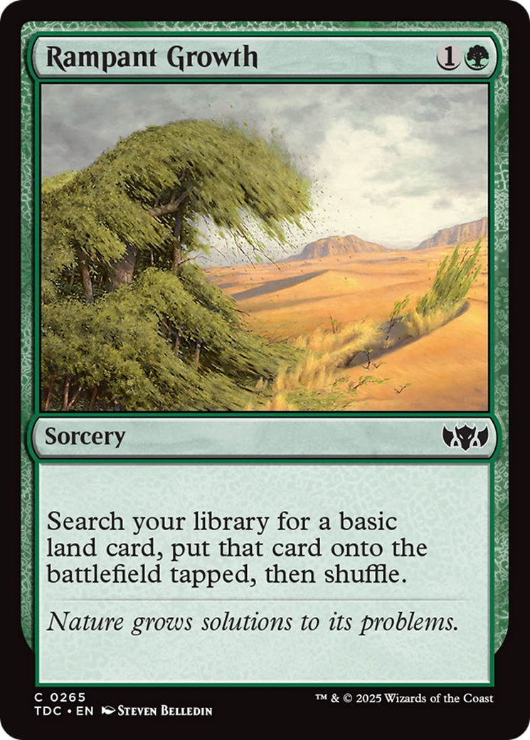 Rampant Growth [Tarkir: Dragonstorm Commander] | Good Games Cannington